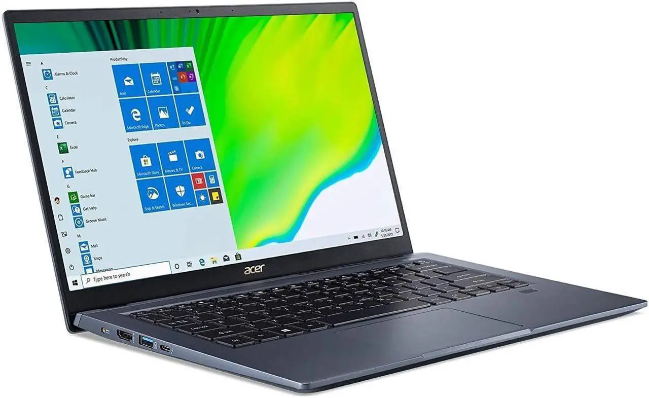 Alt view image 9 of 11 - Acer Swift 3X Thin & Light Laptop, 14" Full HD, 11th Gen Intel Core i7-1165G7, Intel Iris Xe Max, 16GB LPDDR4X, 1TB NVMe SSD, Intel Wi-Fi 6, Fingerprint Reader, Back-lit Keyboard, SF314-510G-767Y