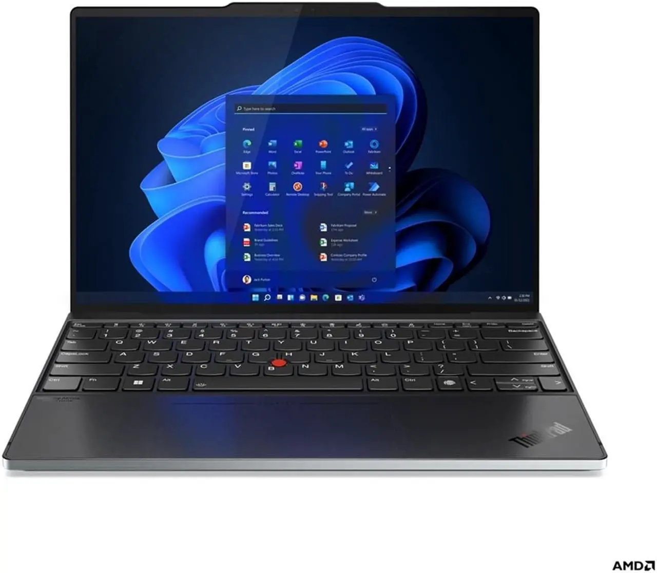 Alt view image 8 of 10 - Lenovo ThinkPad Z13 Gen 1 21D2001SUS 13.3" Notebook - WUXGA - 1920 x 1200 - AMD Ryzen 5 PRO 6650U Hexa-core (6 Core) 2.90 GHz - 16 GB Total RAM - 16 GB On-board Memory - 256 GB SSD - Arctic Gray, - OEM