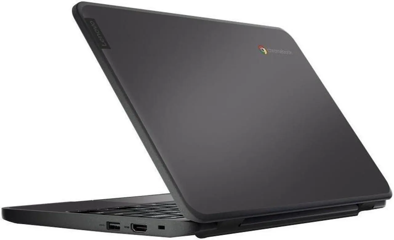 Alt view image 3 of 3 - Lenovo Chromebook 100e Gen 3 11.6" 4GB 32GB eMMC Celeron® N4500 1.10GHz ChromeOS, Gray