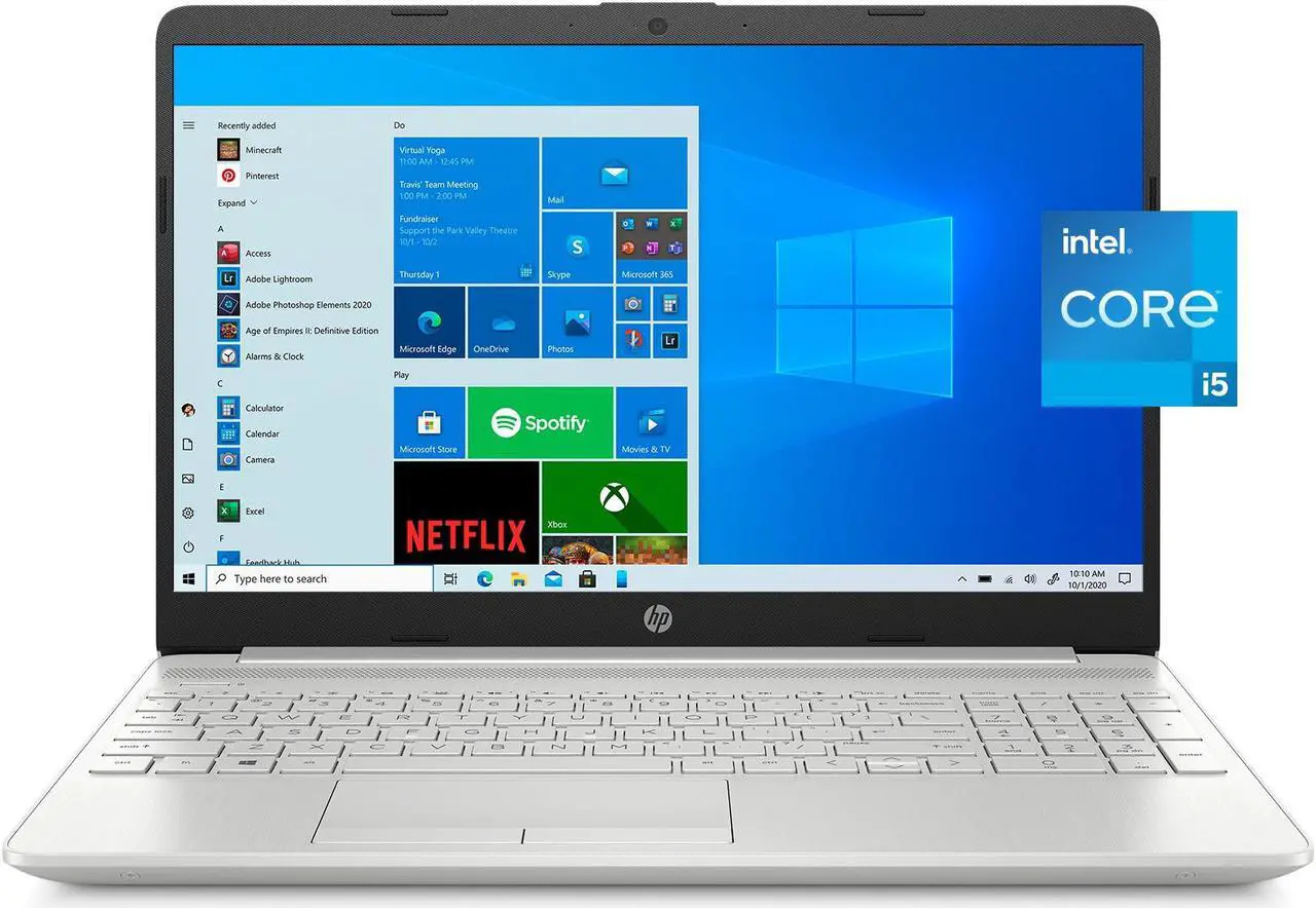 Main image of HP 15.6" diagonal Full HD 1920 x 1080 Intel core i5-1137G7 8GB RAM 512GB SSD Windows 10 Home Silver