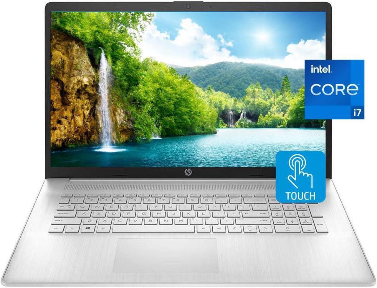 Main image of HP 17t Laptop, 17.3" HD+ Touch Screen Intel core i7-1165G7 Intel Iris XE 16GB DDR4 RAM 1TB PCIe SSD Backlit Keyboard Windows 11 Pro Silver
