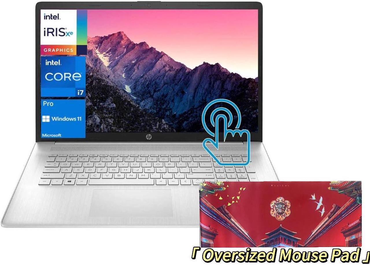 HP 2023 high-cost performance Laptop,17t-cn200,17.3"HD+ Touchscreen Display,Intel i7-1255U Processor,Iris Xe Graphics,Long Battery Life,Wi-Fi5,Bluetooth5,Windows 11Pro (16GB RAM | 1TB PCIe SSD)