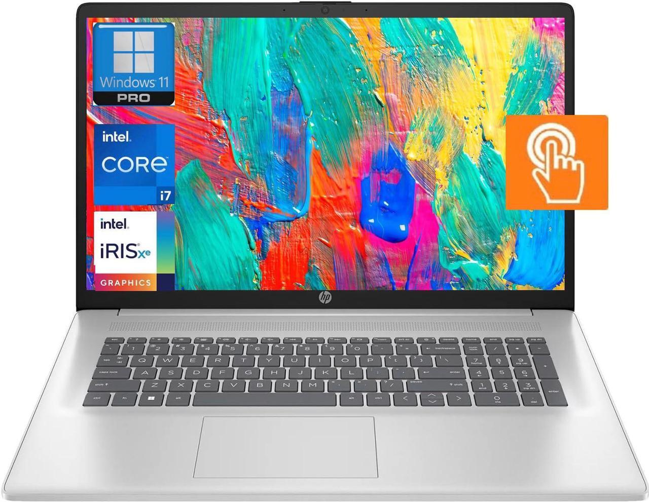 Alt view image 2 of 4 - HP Essential 17t-cn300 17.3" HD+ Touch Laptop, Intel Core i7-1355U,intel Iris Xe Graphics,Wi-Fi 6 and Bluetooth 5.3,Backlit Keyboard,64 GB RAM,2 TB SSDWindows 11 HomeSilver