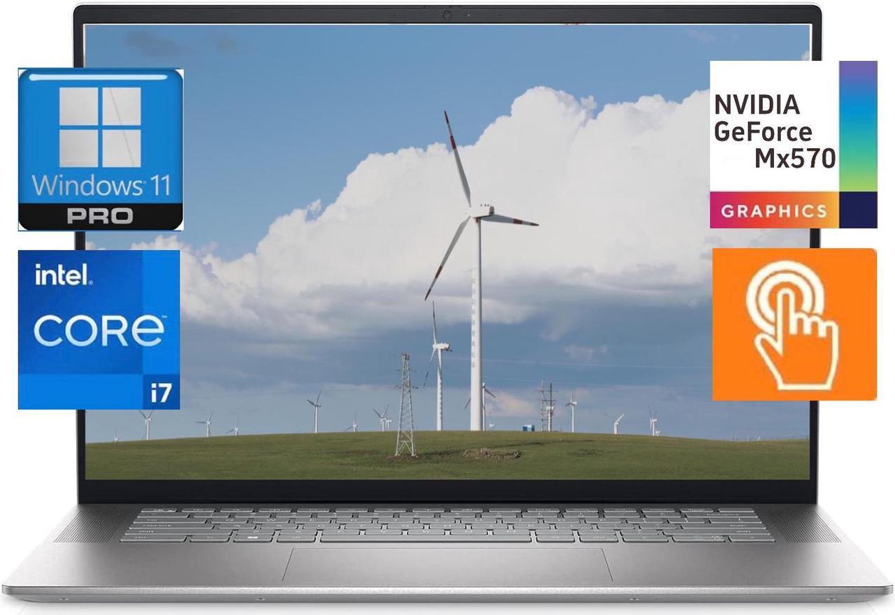 Main image of Dell Inspiron 16 5620 16.0" FHD+ (1920 x 1200) Laptop,Intel Core i7-1255U,NVIDIA GeForce MX570,32 GB RAM 2 TB SSD, WiFi 6 and Bluetooth 5.2,Windows 11 Pro, Platinum Silver