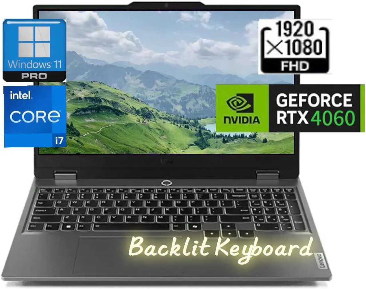 Main image of Lenovo LOQ 15IRX9 15.6" FHD Gaming Laptop,Intel Core i7-13650HX,NVIDIA GeForce RTX4060 8 GB GDDR6,Wi-Fi 6 and Bluetooth 5.1,64 GB RAM,1TB SSD,Win 11 Pro
