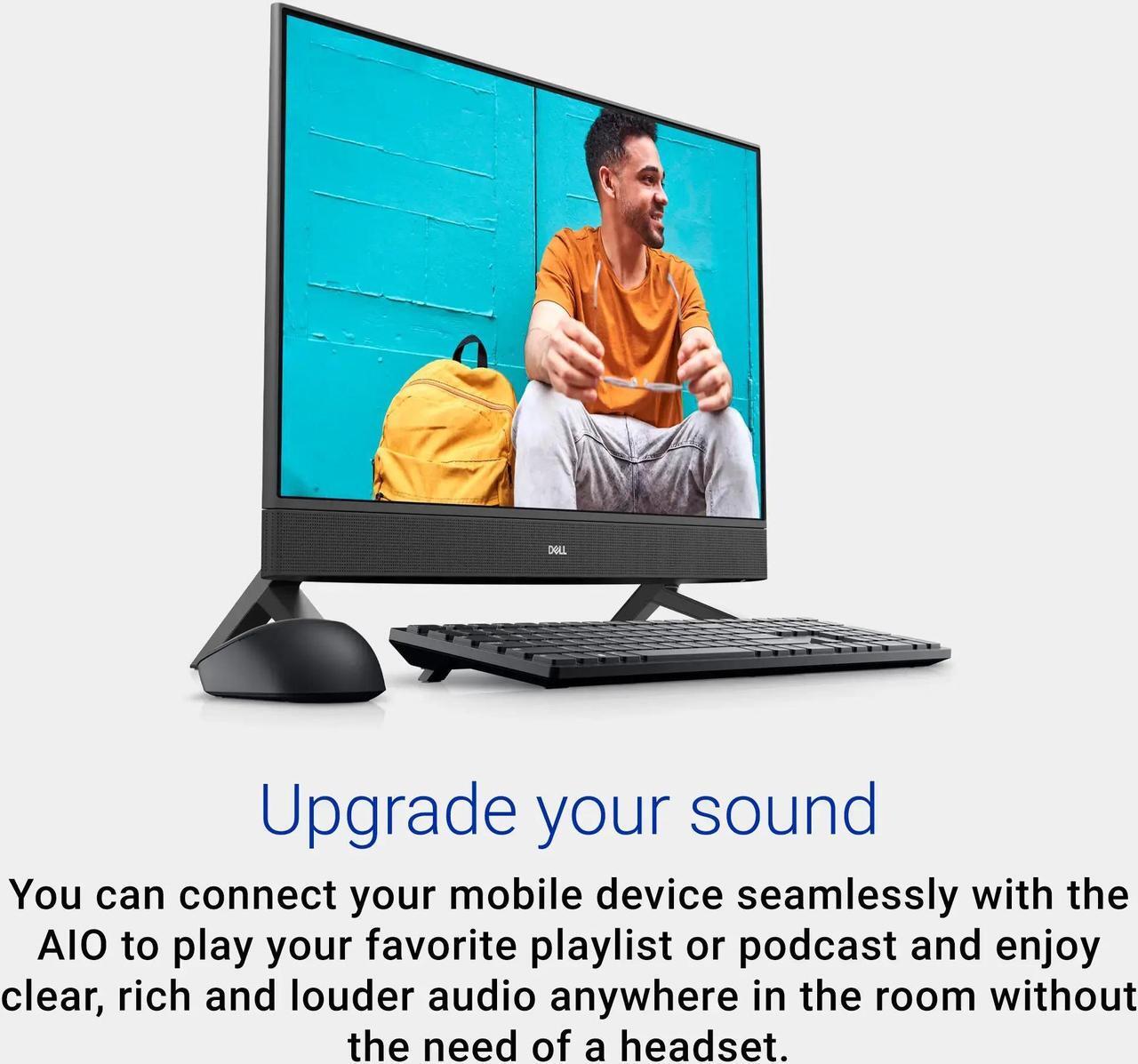 Alt view image 4 of 6 - Dell Inspiron All-In-One Desktop,24" FHD Touch,AMD Ryzen 5 7530U,32GB RAM,2 TB PCIe SSD,Windows 11 Pro