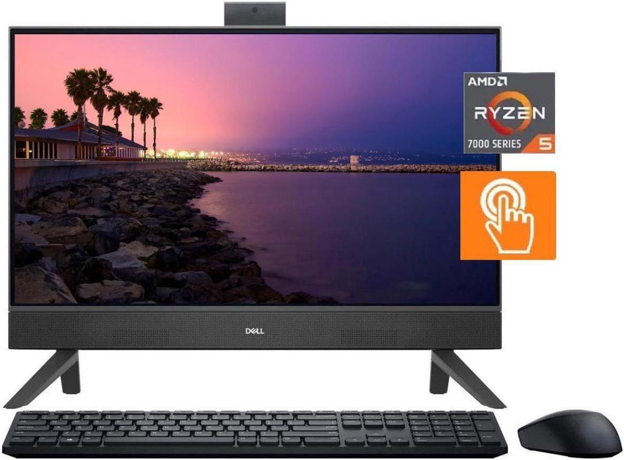 Main image of Dell Inspiron All-In-One Desktop,24" FHD Touch,AMD Ryzen 5 7530U,32GB RAM,2 TB PCIe SSD,Windows 11 Pro