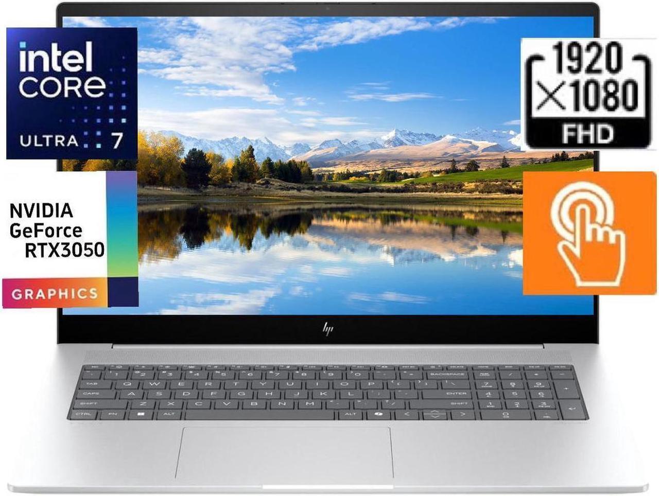 Main image of HP Envy Business Laptop,17.3 FHD Touch,Intel Core Ultra 7 155H,GeForce RTX 3050,16 GB DDR5 RAM,1 TB PCIe SSD,Silver