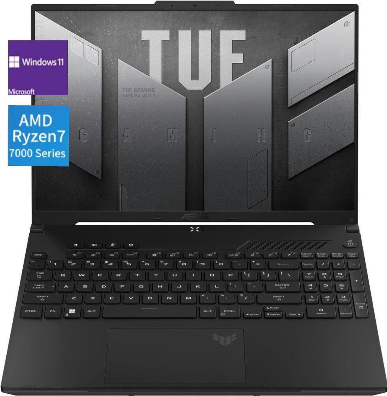Main image of ASUS TUF A16 Gaming Laptop,16" WUXGA 165Hz Display,AMD Ryzen 7 7735HS,Radeon RX7700S Graphics,16 GB DDR5 RAM,512 GB SSD,Windows 11 Home,Black