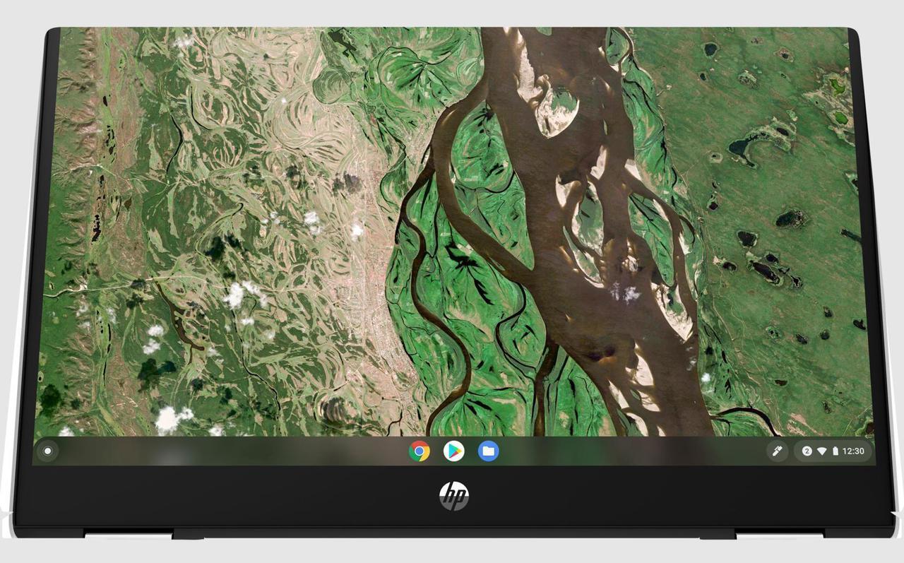 Alt view image 5 of 6 - HP Chromebook x360 14" HD Touchscreen Intel UHD Graphics Intel Pentium Silver 4GB DDR4 RAM 128GB eMMC Wi-Fi Bluetooth 5 Chrome OS Silver