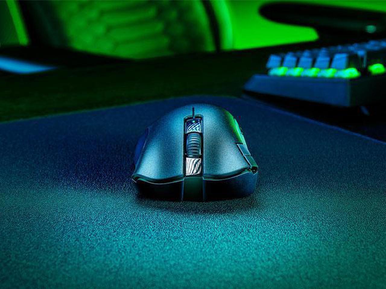 Alt view image 3 of 12 - Razer DeathAdder V2 X Hyperspeed: Award-Winning Ergonomic Design - Ultra-Fast Hyperspeed Wireless - 235hr Battery Life - 7 Programmable Buttons - Gen 2 Mechanical Switches - 5G 14K DPI Optical Sensor
