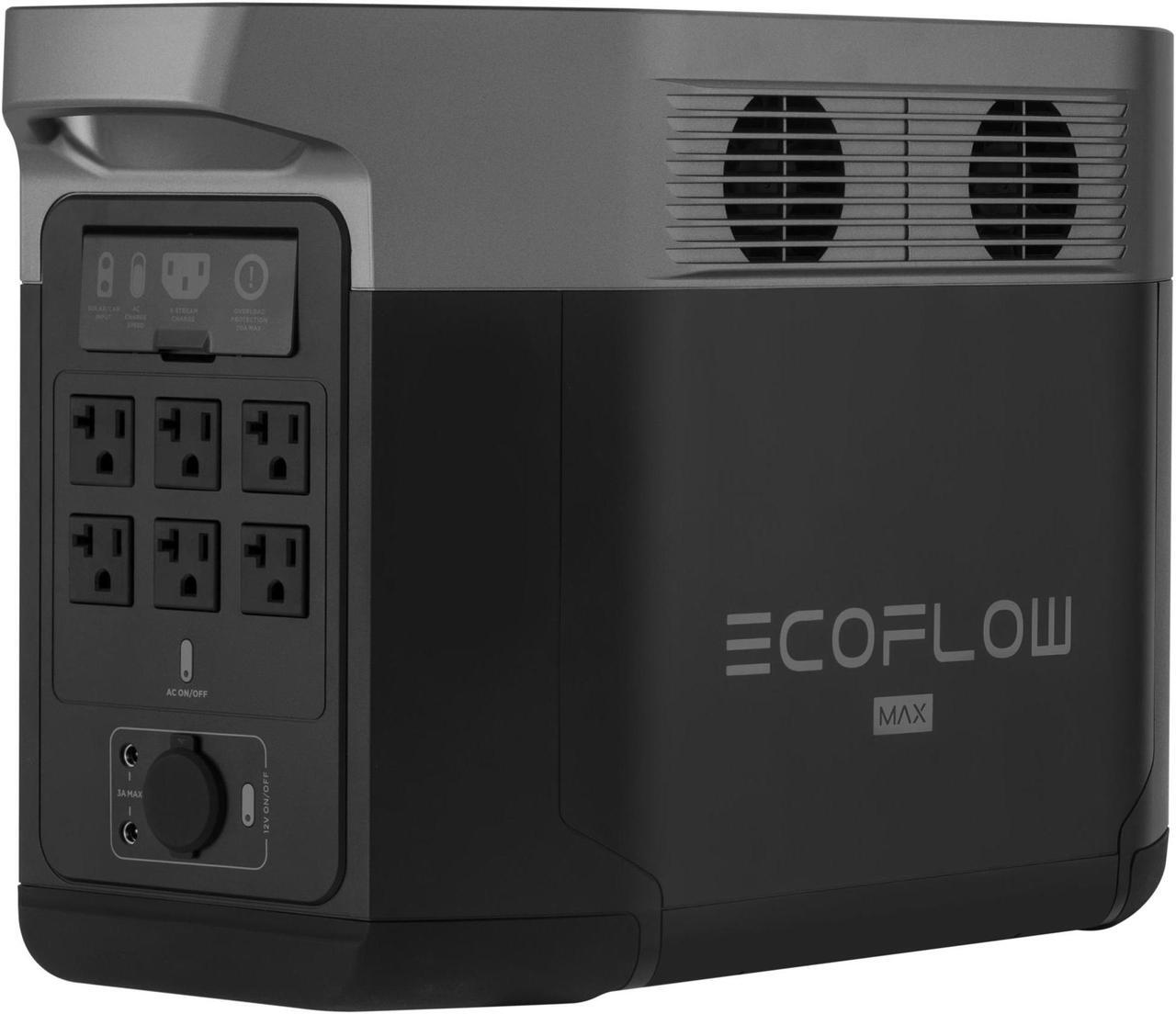Main image of EcoFlow DELTA Max 1600 Portable Power Station 1612Wh Capacity,Solar Generator 2000W AC Output for Outdoor Camping,Home Backup,Emergency,RV,off-Grid
