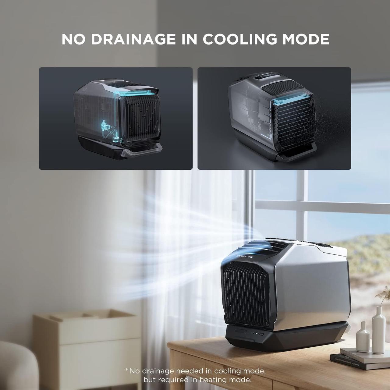 Alt view image 5 of 6 - EcoFlow Wave 2 Add-on Battery, 1159Wh Battery for Portable Air Conditioner (Wave2 Not Included)