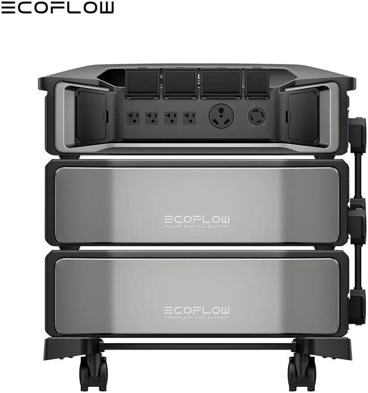 Main image of EcoFlow 12kWh Power Station: DELTA Pro Ultra with Extra Battery, 120/240V 7200W AC Output, Lifepo4 Home Battery Backup Expandable to 90kWh, Solar Generator for Home Use, Emergency, Camping, RV