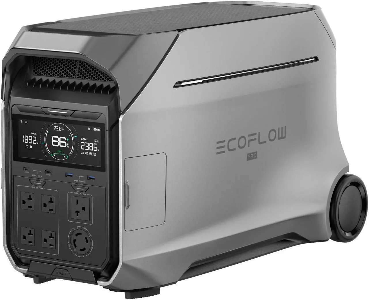 Main image of EcoFlow DELTA Pro 3 Portable Power Station, 4000Wh LFP Battery, Expandable to 48kWh, 120/240V 4000W AC Output, Solar Generator for Home Use