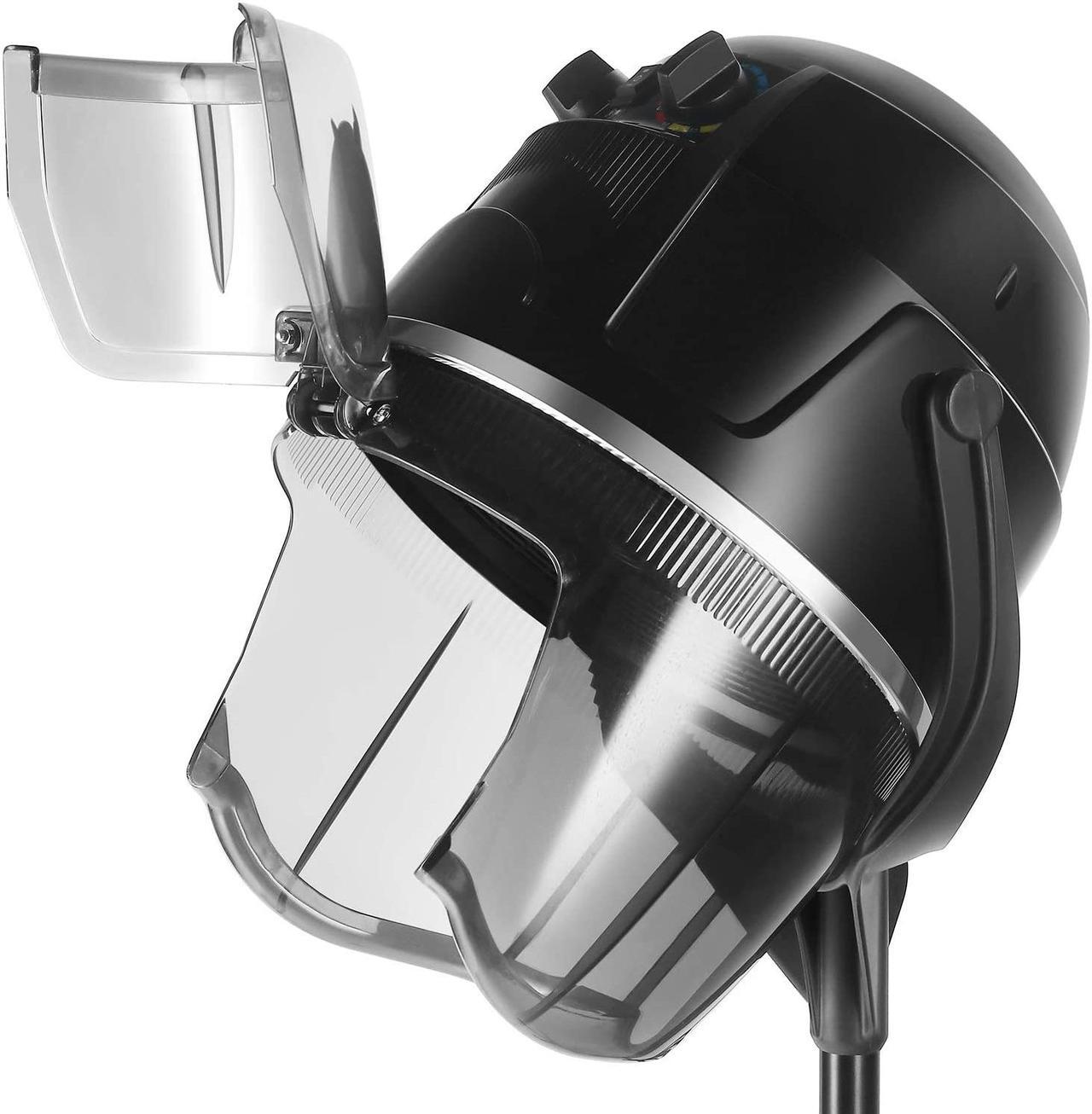 Alt view image 6 of 6 - Artist Hand Bonnet Hair Dryer Adjustable Professional Hood Dryer Stand Up Rolling Base with Wheels Salon Equipment