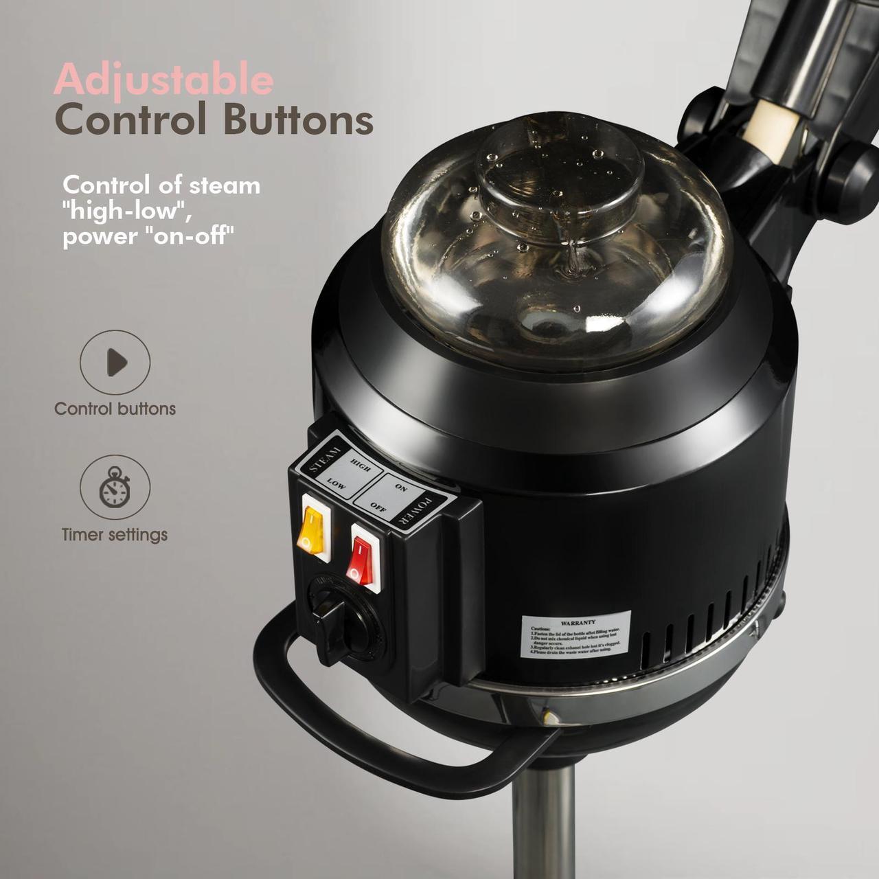 Alt view image 3 of 6 - Artist Hand Professional Hair Steamer Hairdressing Care Hood Color Processor Beauty Salon