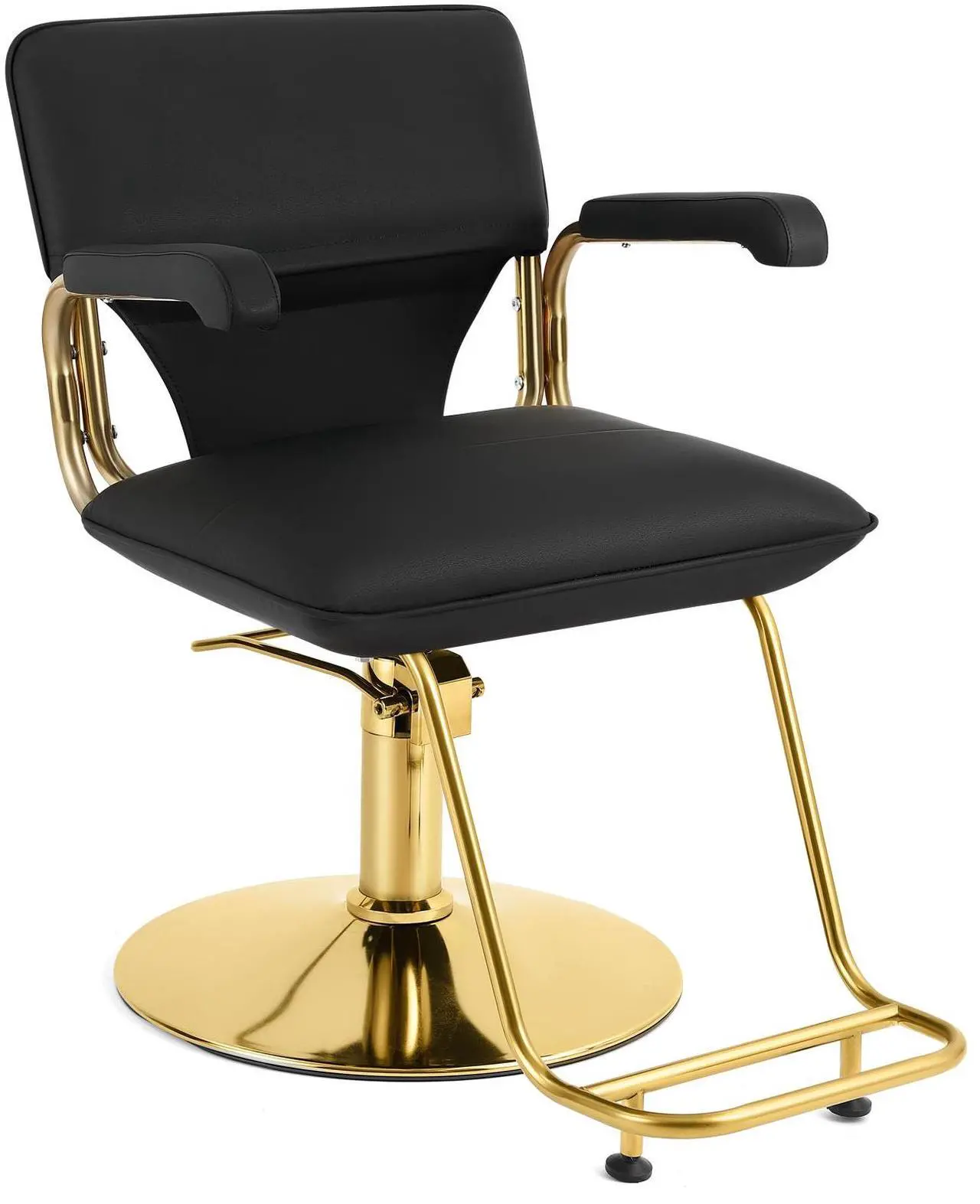Main image of Artist hand Hair Stylist Chairs for Salon, Hydraulic Pump Salon Chair 360 Degree Swivel Barber Chair, Spa Beauty Equipment for Hair Stylists, Cosmetology, Max Load 330 LBS Gold