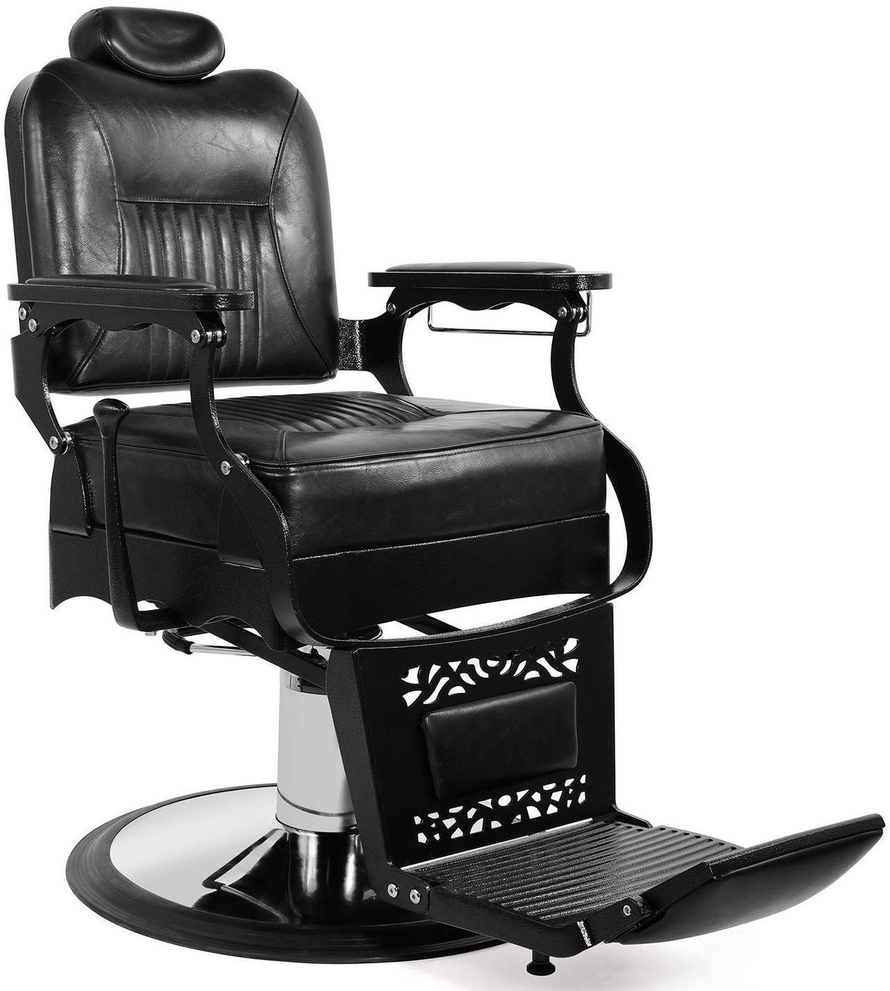 Main image of Artist hand Antique Barber Chair Vintage Barber Chair Heavy Duty Barber Chairs Hydraulic Reclining Salon Chair Tattoo Chair Salon Equipment(Black)