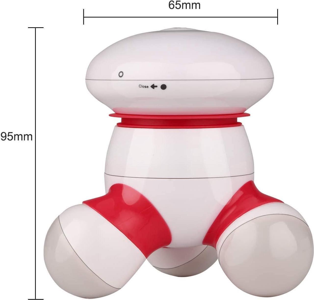 Alt view image 7 of 7 - Mini Portable handheld Vibrating Body Massager with LED Light for Hand Head Neck Back Legs Arms Pain Release