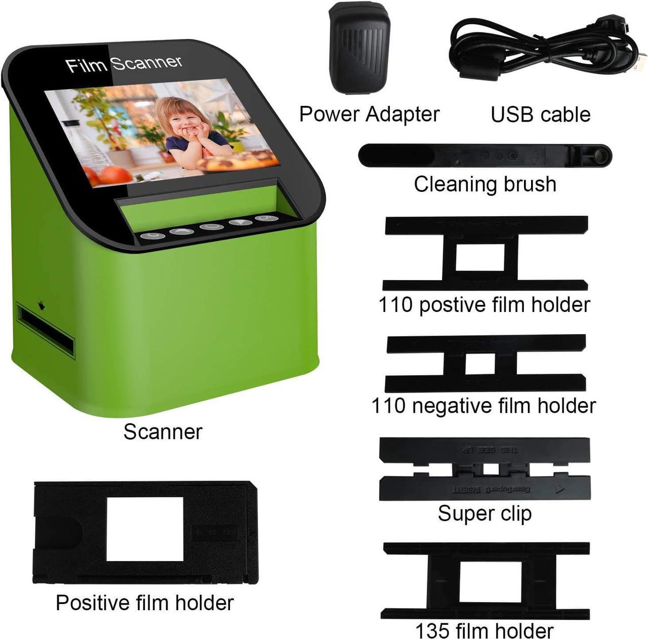 Alt view image 4 of 7 - Rybozen Digital Film & Slide Scanner, Converts 35mm, 110 & 126 and Super 8 Films & 8mm Film Negatives & Slides to 22 Megapixel JPEG Images Includes 4.3 Inch TFT LCD Display