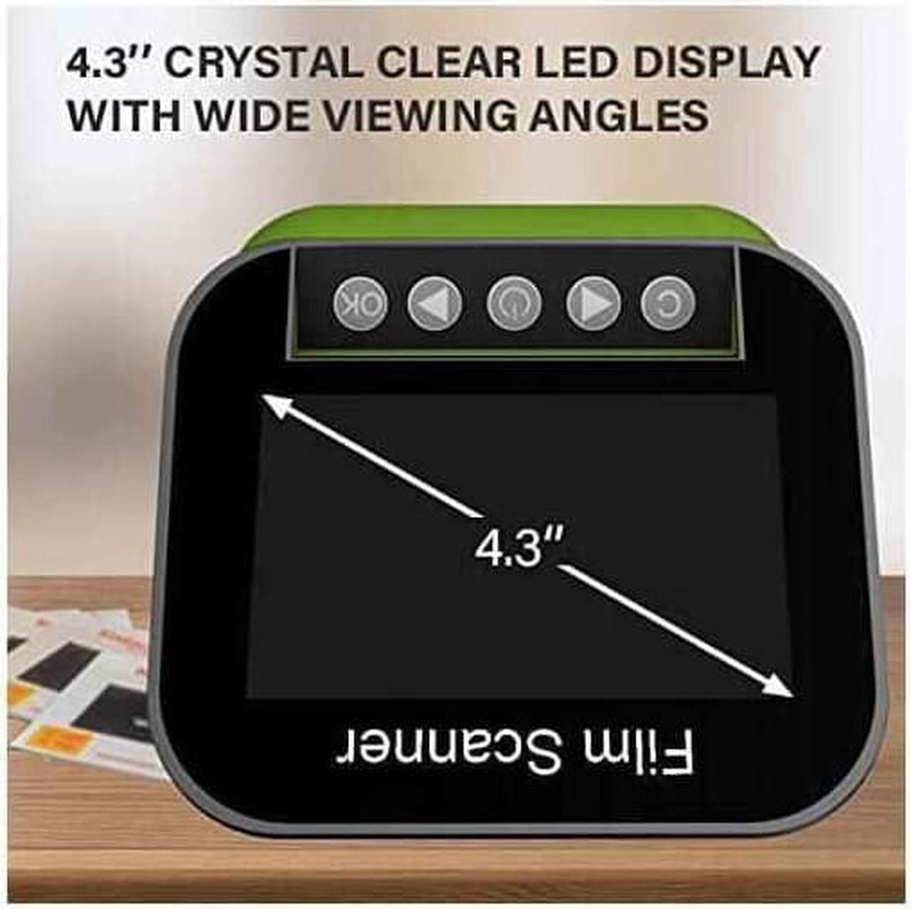 Alt view image 6 of 7 - Rybozen Digital Film & Slide Scanner, Converts 35mm, 110 & 126 and Super 8 Films & 8mm Film Negatives & Slides to 22 Megapixel JPEG Images Includes 4.3 Inch TFT LCD Display