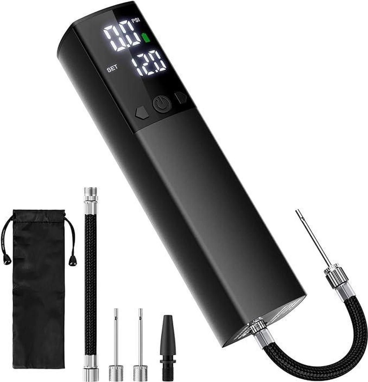 Main image of Electric Ball Pump, Portable Automatic Air Pump Fast Ball Inflation with Accurate Pressure Gauge and Digital LCD Display for Basketball Football Soccer Volleyball (2 Pin and 1 Spout)