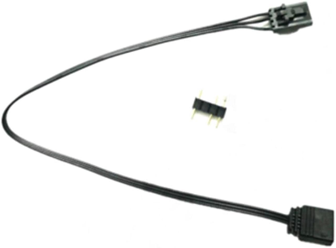 RGB Fan (4-pin) To Asus Aura/MSI Mystic Light Addressable RGB Adapter Cable For Corsair