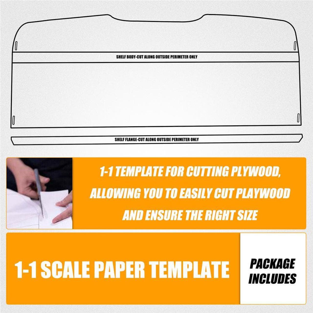 Main image of DIY Modified Headliner Shelf Kit For Mercedes Sprinter Van High Roof 2019-2022