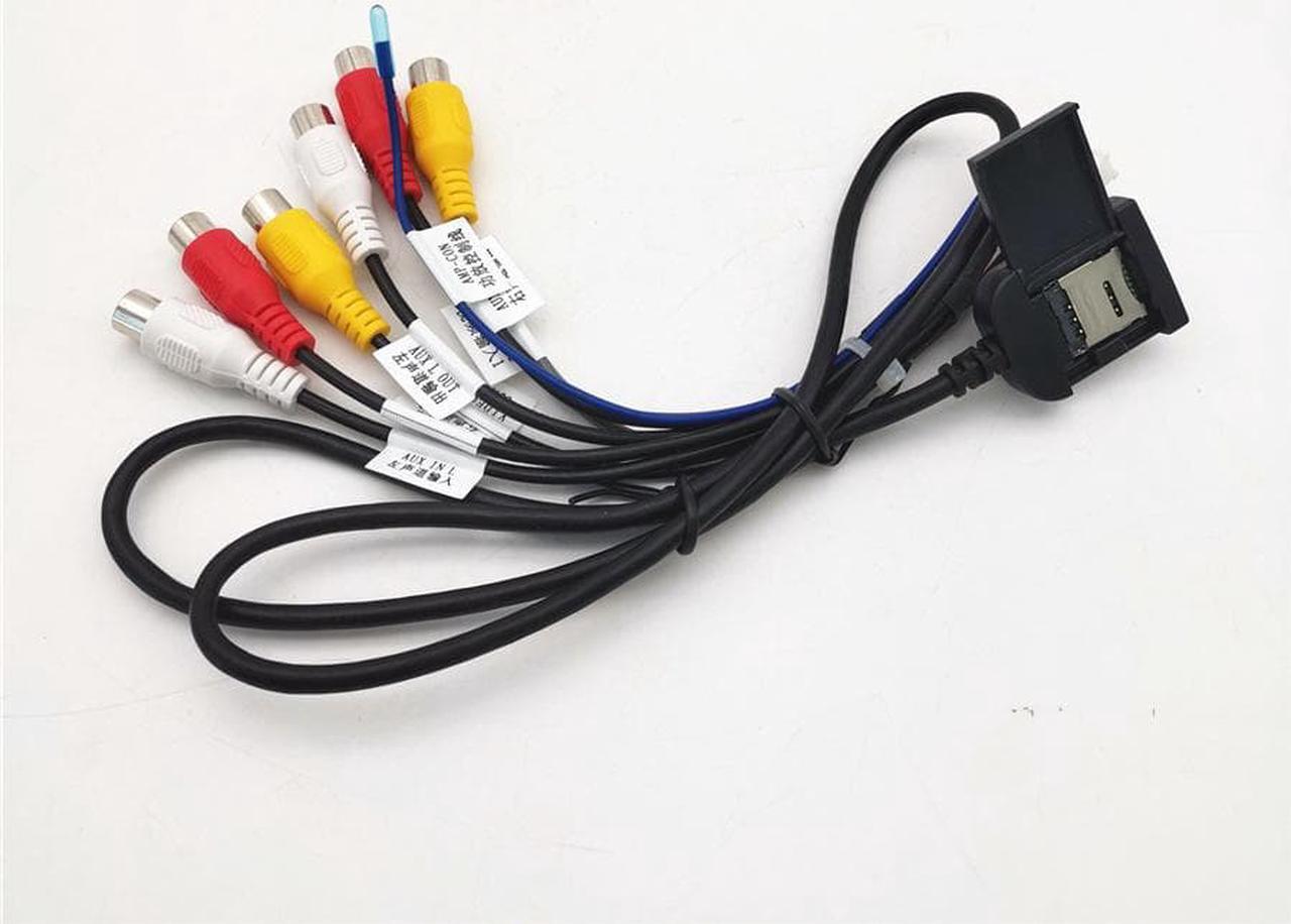 Main image of Furulu 20-pin Extended Interface RCA AUX-IN/OUT Cable With 4G SIM card slot For Android Head Unit Stereo