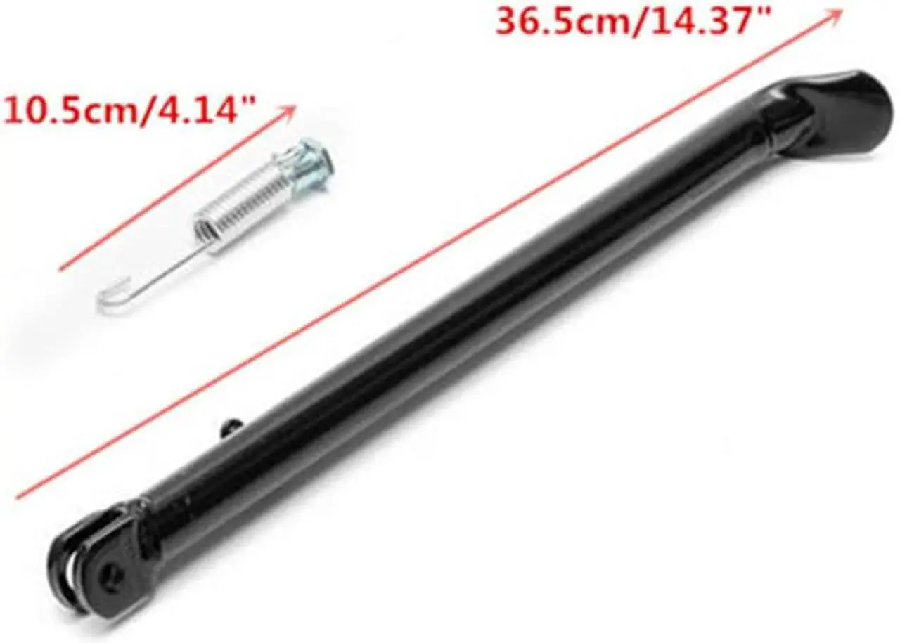Alt view image 5 of 6 - 19" Motorcycle Mount Kickstand Side Foot Peg For 110cc 125cc 140cc Pit Dirt Bike