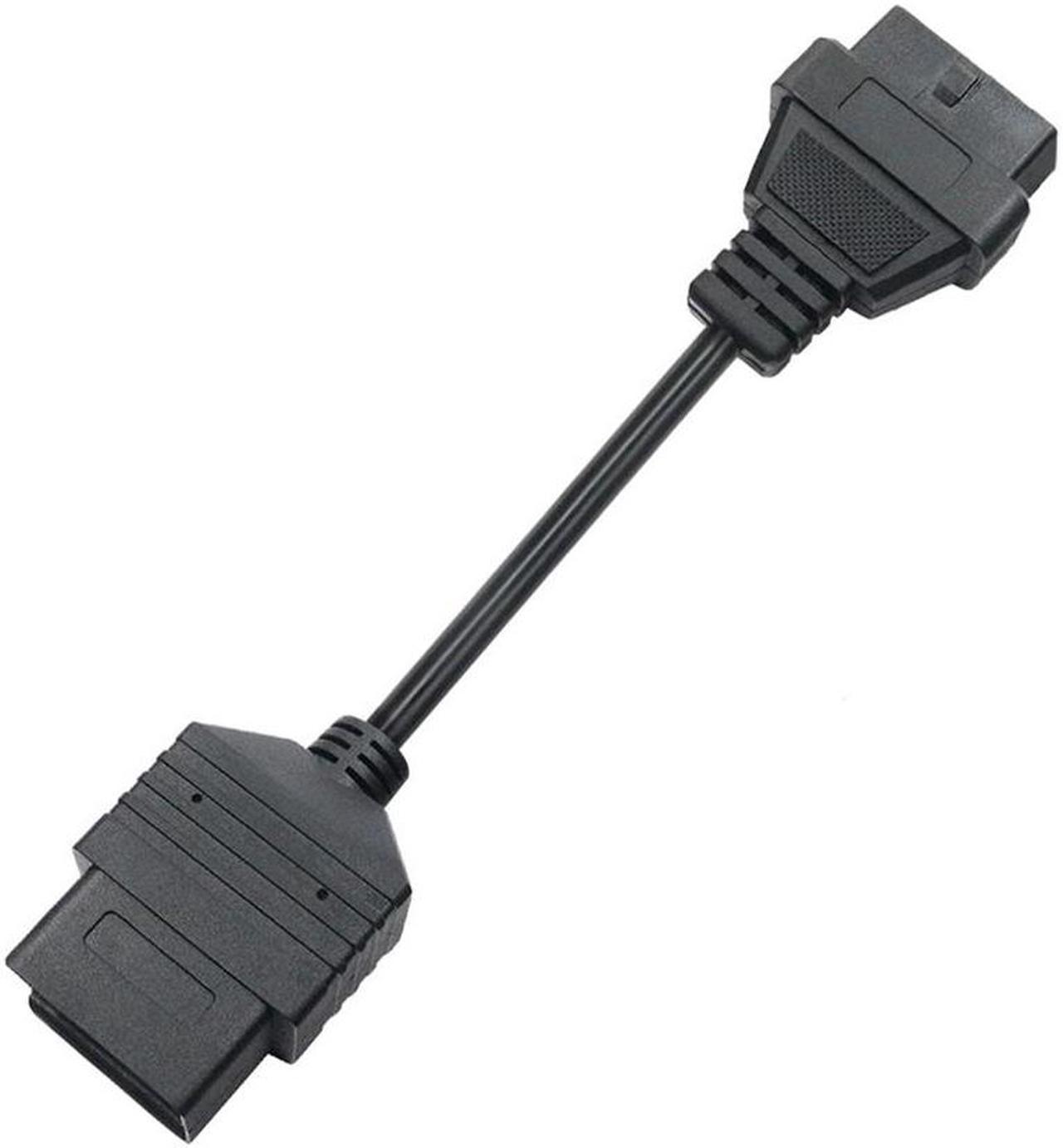 Paiying 1PC 17pin to 16pin OBDII Extension Adapter Cable For Toyota