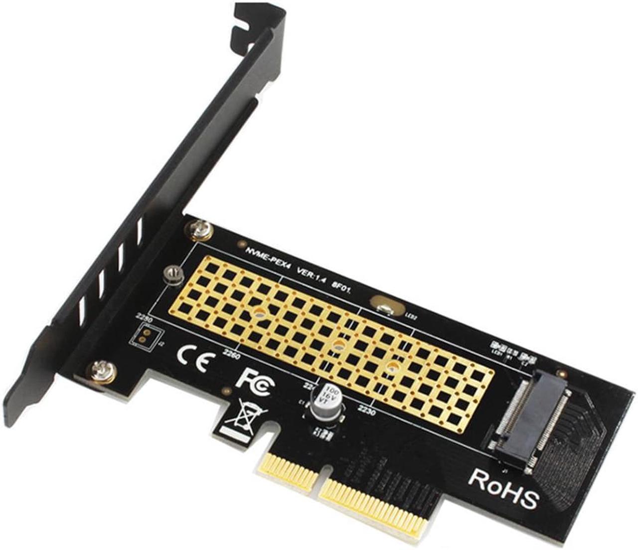 M.2 NVME to PCIE 3.0 X4 Adapter Card 40Gbps Expansion Riser