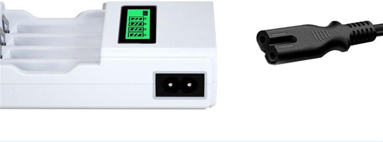 Alt view image 6 of 7 - AAA AA Rechargeable Batteries 1800/900mAh 1.2V Ni-MH / 4 Slots LCD Charger