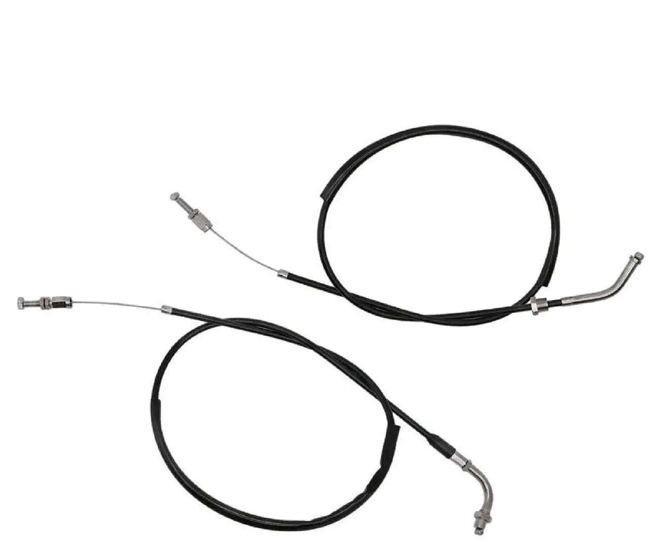 Alt view image 3 of 5 - Yassdwbn Push Pull Throttle Cable Set For Honda CB400 CB550 CB750 FT500 Shadow Aero 750