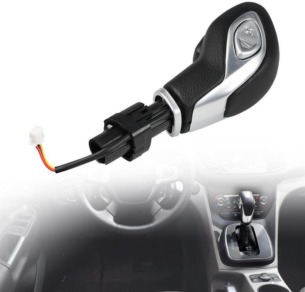 Alt view image 2 of 6 - Furulu Auto Transmission Gear Shift Knob Shifter Lever Fit For Ford Escape Fusion 2013-2016