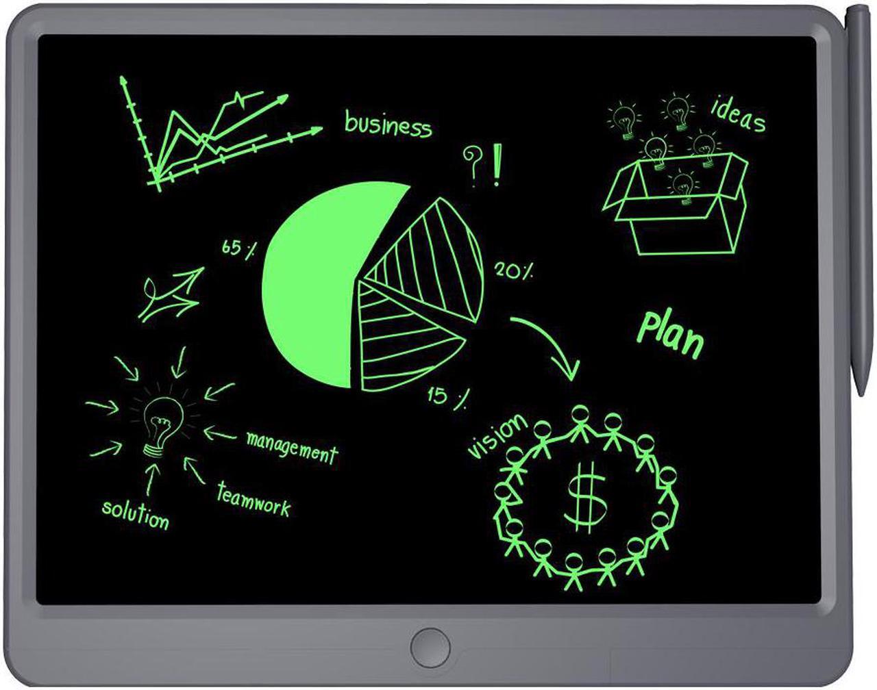 Main image of TUGAU LCD Writing Tablet 15 Inches for Kids Adults, Erasable Large Drawing Tablet Writing Pad Doodle Board, Toddler Educational Doodle Pad Drawing Toy,Business Office Electronic Note Pad with Lock Key