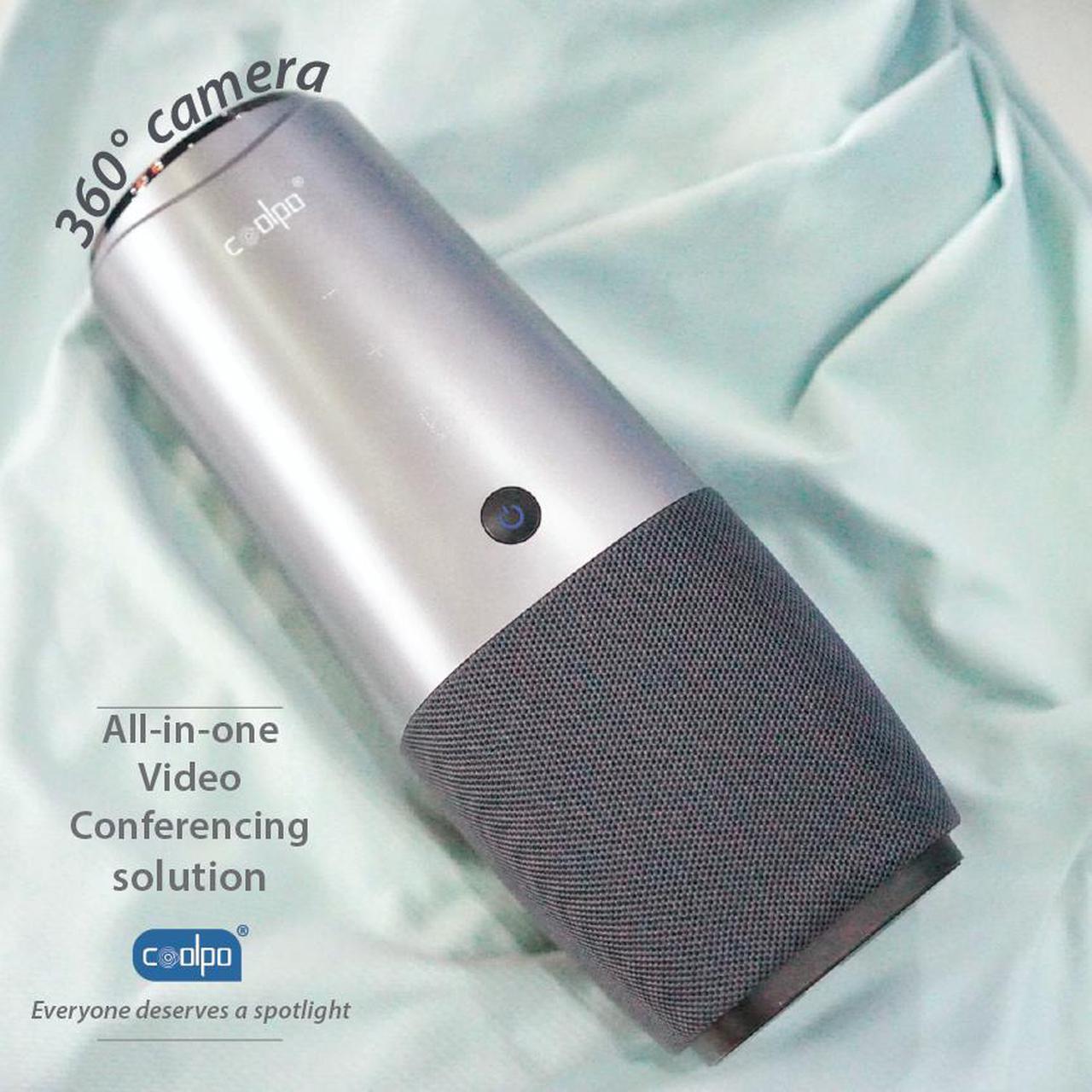 Alt view image 5 of 7 - COOLPO AI HUDDLE PANA - 360 DEGREE MEETING PRO 1080P AUTOMATIC VIDEO CONFERENCING CAMERA, 4k camera with Microphone,15 ft Voice Pickup, USB Plug and Play, Conference Webcam for Zoom Skype Hangout