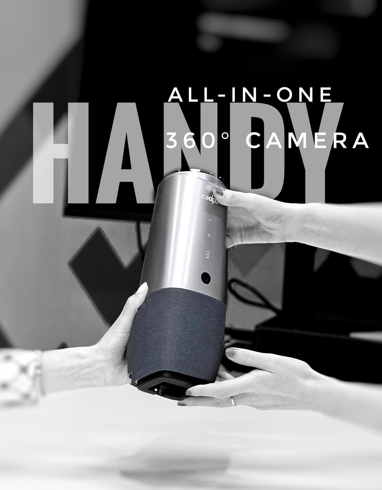 Alt view image 6 of 7 - COOLPO AI HUDDLE PANA - 360 DEGREE MEETING PRO 1080P AUTOMATIC VIDEO CONFERENCING CAMERA, 4k camera with Microphone,15 ft Voice Pickup, USB Plug and Play, Conference Webcam for Zoom Skype Hangout