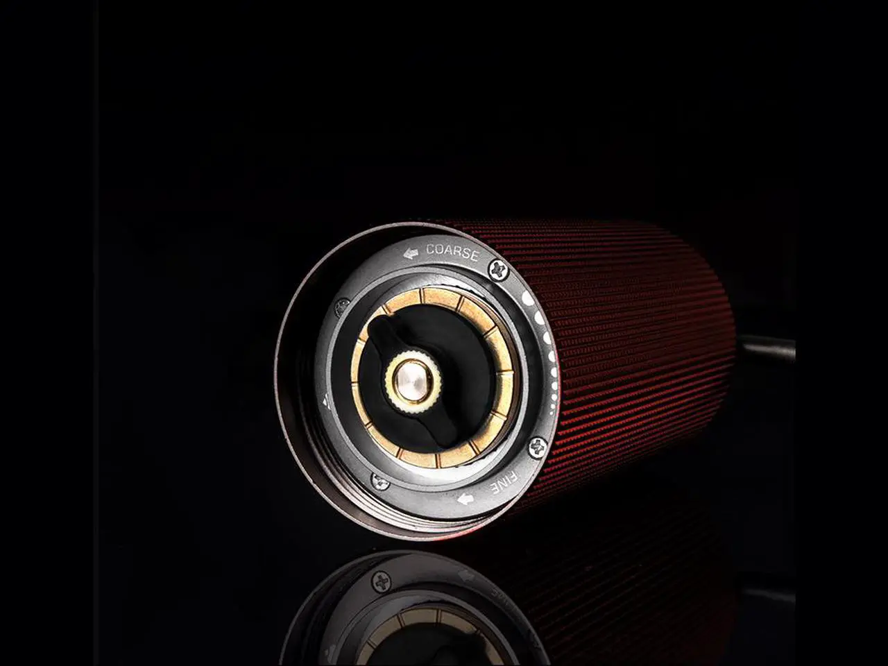 Alt view image 3 of 7 - TIMEMORE Chestnut C2 Manual Coffee Grinder, Limited Edition Festival Red, Stainless Steel Burr, Portable for Home, Office, Travel, Camping, Adjustable Grind Settings, 25g Capacity