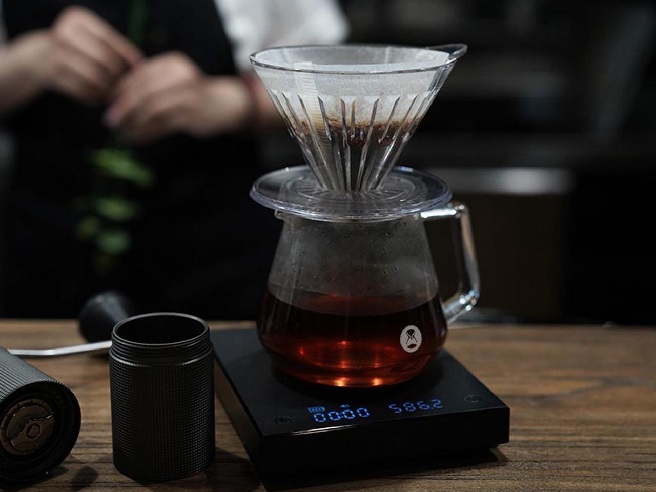 Alt view image 7 of 7 - Timemore Black Mirror Basic Coffee Scale, High Precision, Espresso & Pour Over, LED Display (New Version)