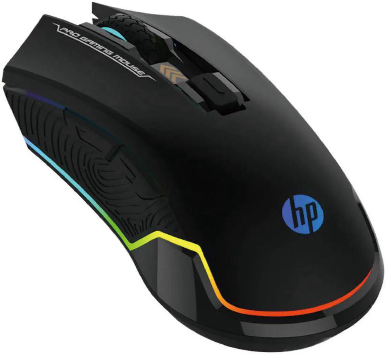 Alt view image 8 of 11 - HP Wired Gaming Mouse LED RGB Backlit Adjustable 6200 DPI 6 Programmable Buttons Ergonomic USB Mice for Gamers