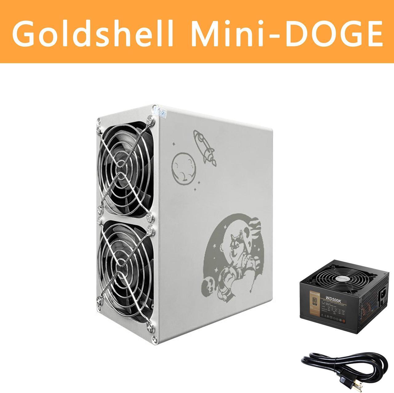 Alt view image 6 of 12 - Goldshell MINI-DOGE Miner 185MH/S 235W (500W PSU and US. Cord Included) DOGE & LTC Miner Low Noise Small Household Litecoin Mining Machine Better than BITMAIN ANTMINER L3 S9 S11 S17 S19 T17