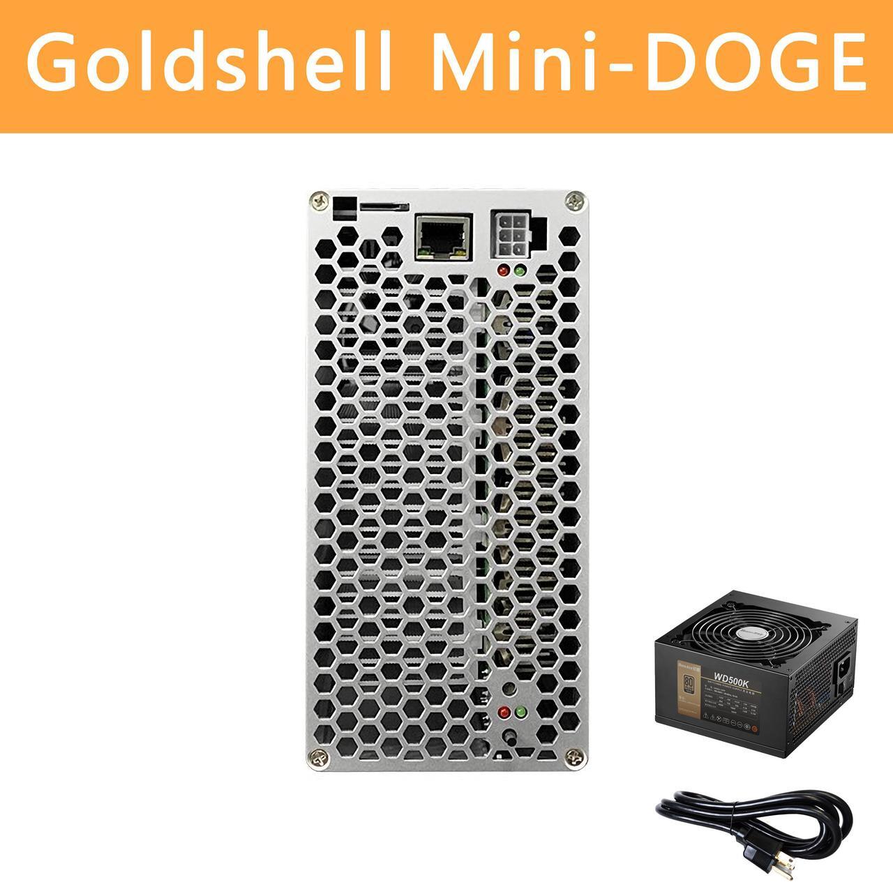 Alt view image 3 of 12 - Goldshell MINI-DOGE Miner 185MH/S 235W (500W PSU and US. Cord Included) DOGE & LTC Miner Low Noise Small Household Litecoin Mining Machine Better than BITMAIN ANTMINER L3 S9 S11 S17 S19 T17