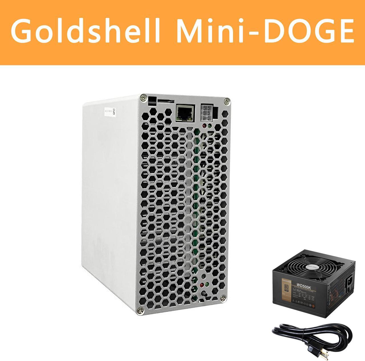 Alt view image 5 of 12 - Goldshell MINI-DOGE Miner 185MH/S 235W (500W PSU and US. Cord Included) DOGE & LTC Miner Low Noise Small Household Litecoin Mining Machine Better than BITMAIN ANTMINER L3 S9 S11 S17 S19 T17