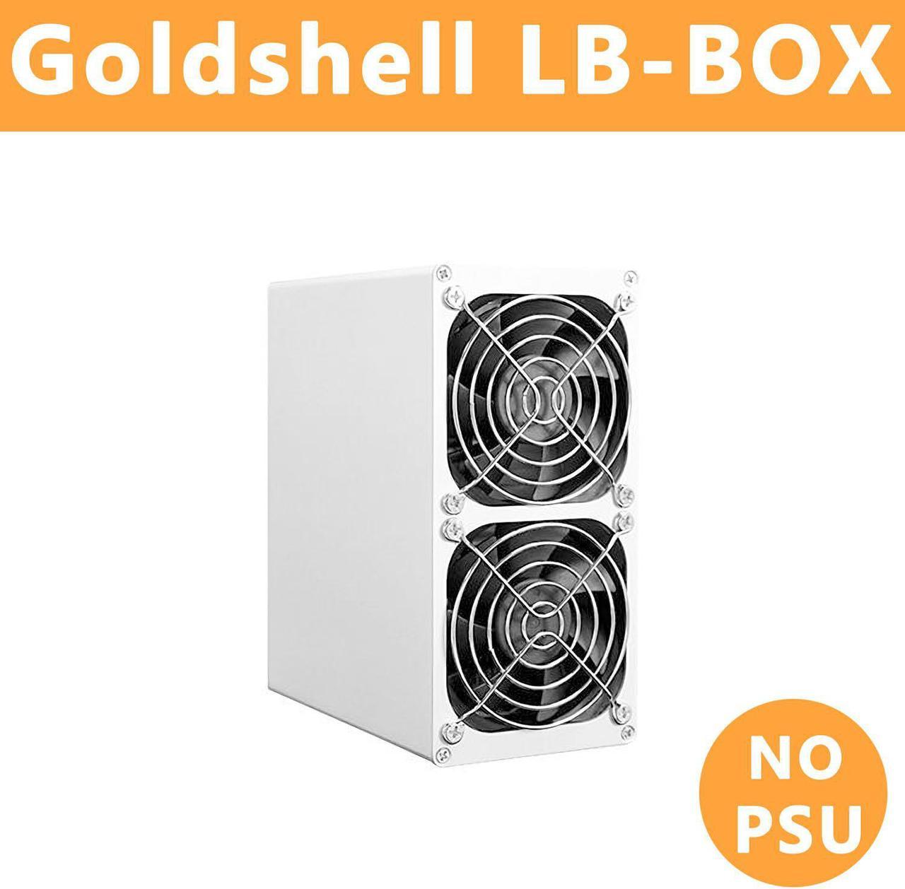 Goldshell LB-BOX Miner 175GH/S 162W (Withou PSU) LBRY Credits Miner Low Noise Small Household Mining Machine Better than BITMAIN ANTMINER L3 L7 S9 S11 S17 S19 T17 E9