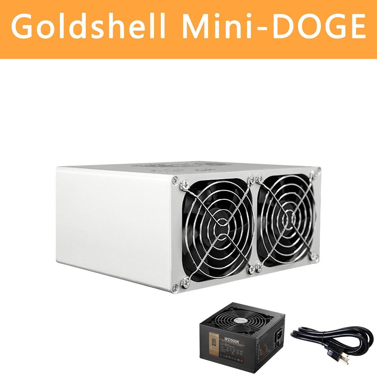 Alt view image 2 of 12 - Goldshell MINI-DOGE Miner 185MH/S 235W (500W PSU and US. Cord Included) DOGE & LTC Miner Low Noise Small Household Litecoin Mining Machine Better than BITMAIN ANTMINER L3 S9 S11 S17 S19 T17