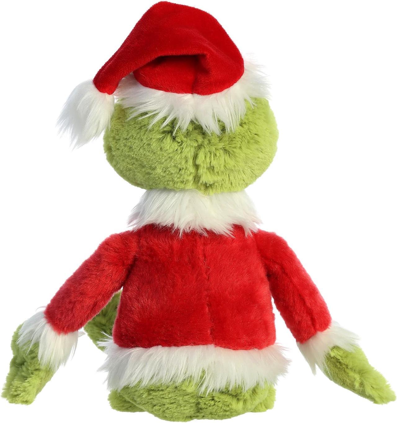 Alt view image 4 of 6 - Aurora® - Large Green Dr. Seuss - 16" Merry Grinchmas Grinch - Whimsical Stuffed Animal