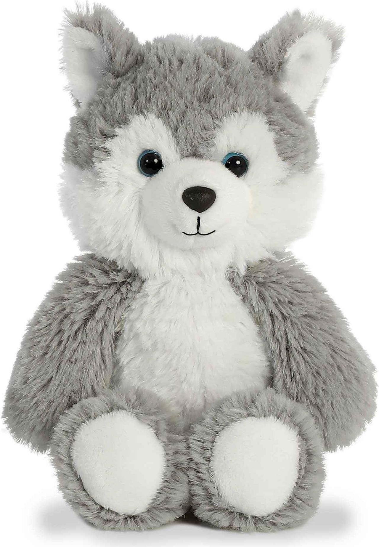 Main image of Aurora® - Small Gray Cuddly Friends - 8" Husky - Playful Stuffed Animal