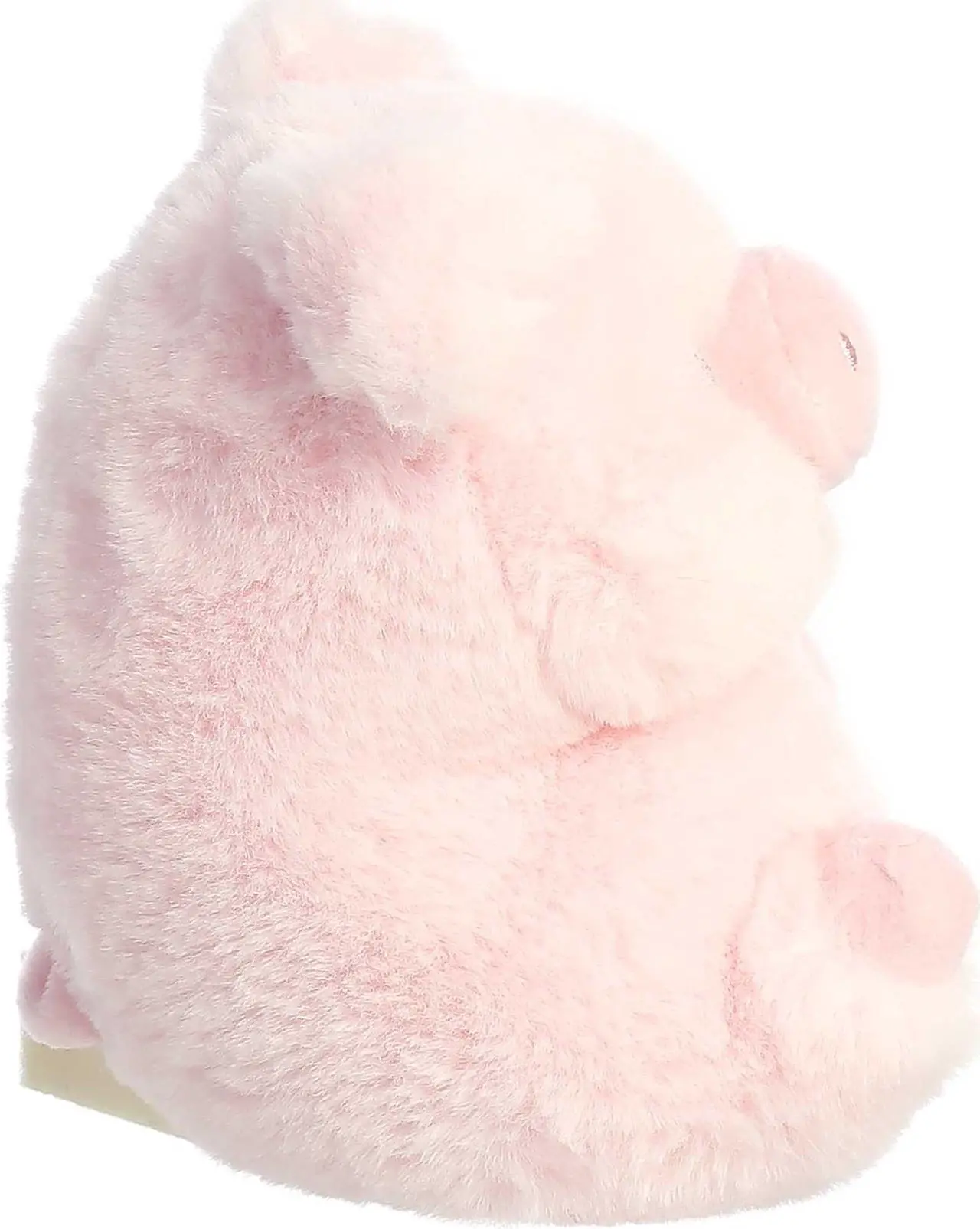 Alt view image 3 of 6 - Aurora® - Mini Pink Rolly Pet - 5" Prankster Pig - Round Stuffed Animal